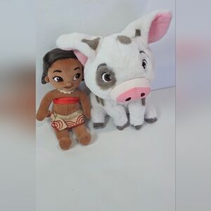 Disney Moana and Pua Plush Duo